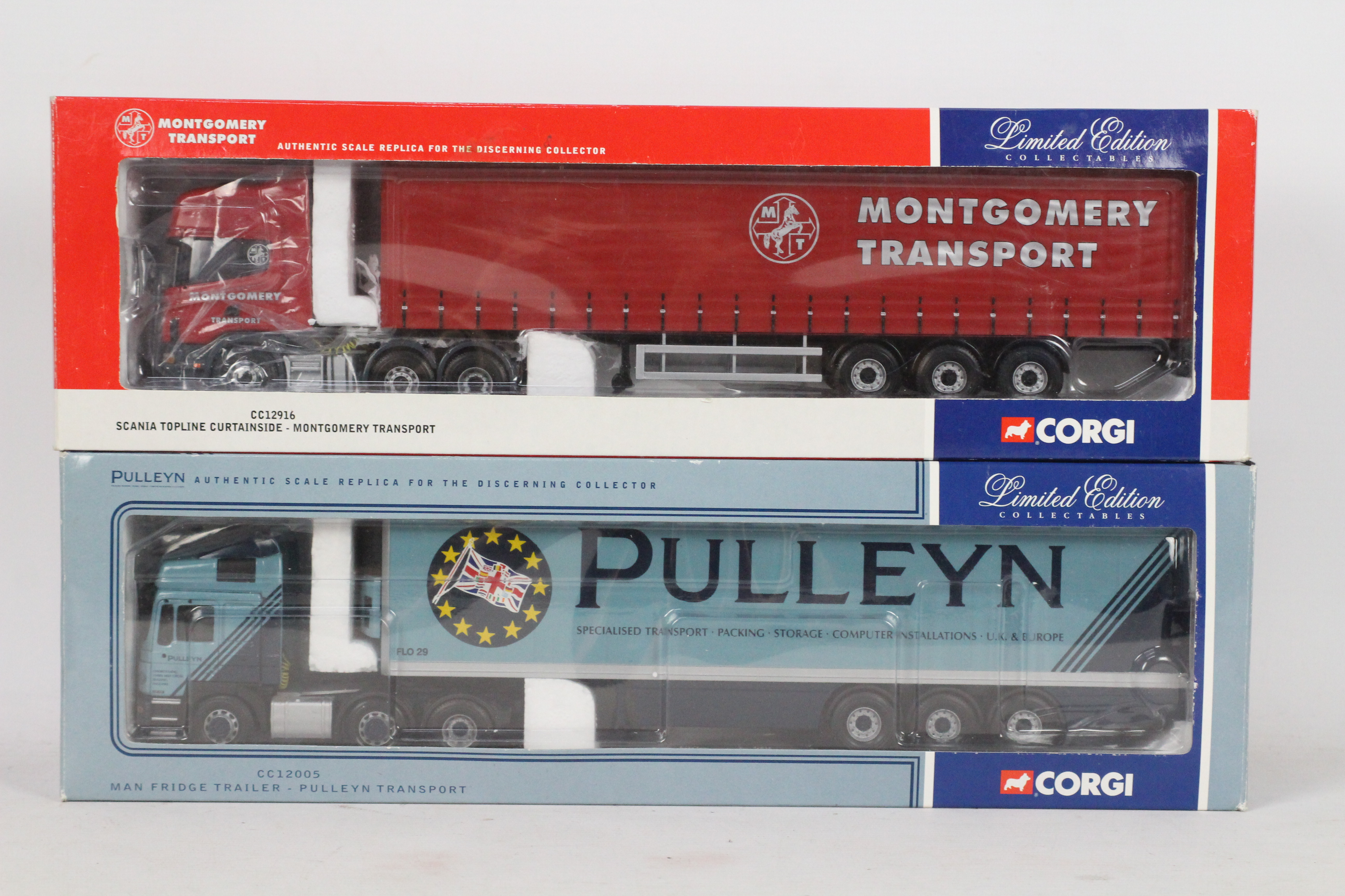 Corgi - Two boxed Corgi Limited Edition 1:50 scale diecast trucks.