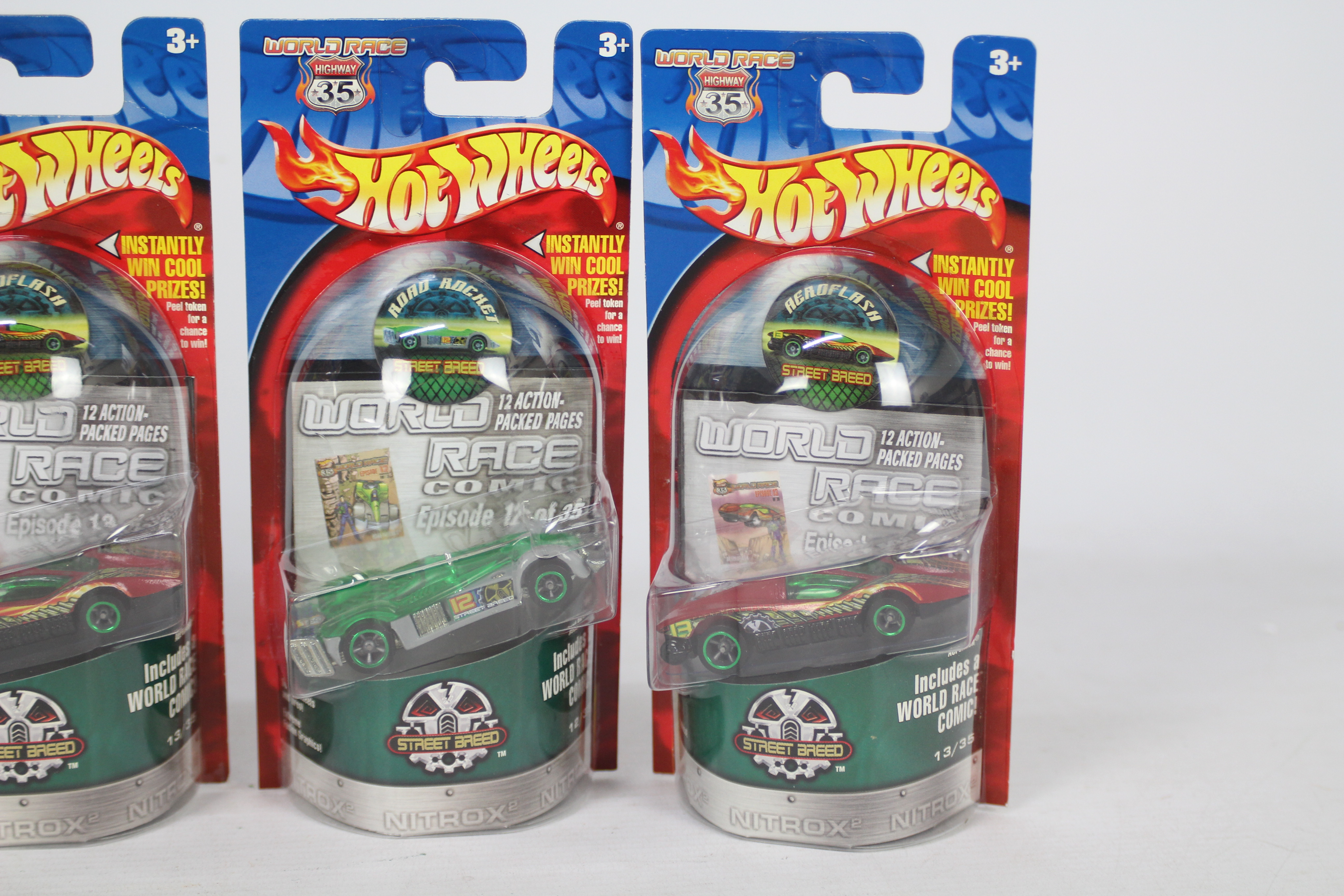 Hot Wheels - World Race - 4 x rare unopened limited edition models from the World Race Street Breed - Image 3 of 4