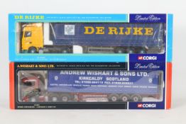 Corgi - Two boxed 1:50 scale Limited Edition diecast trucks from Corgi.