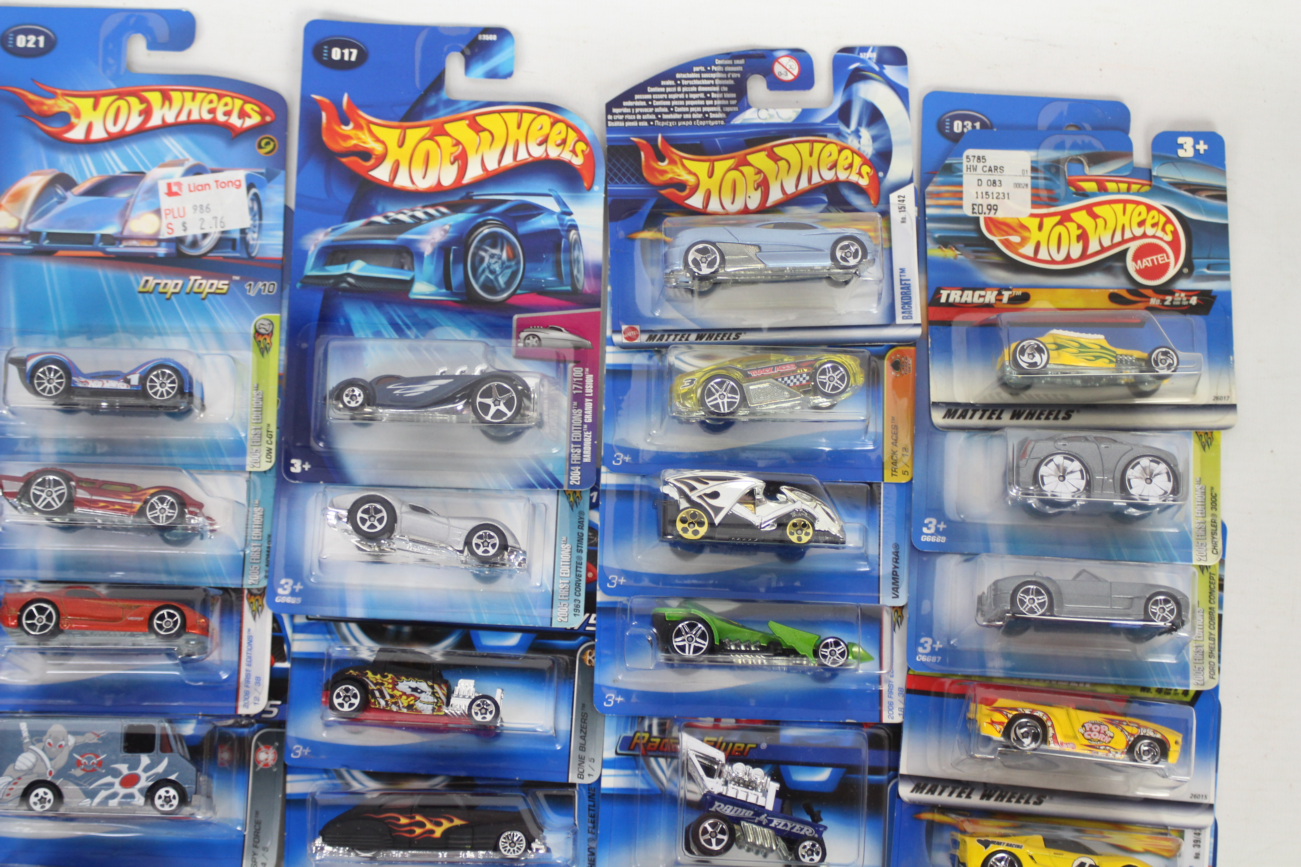 Hot Wheels - 50 x unopened carded models from the early 2000s including Morris Mini Cooper # J8017, - Image 3 of 4