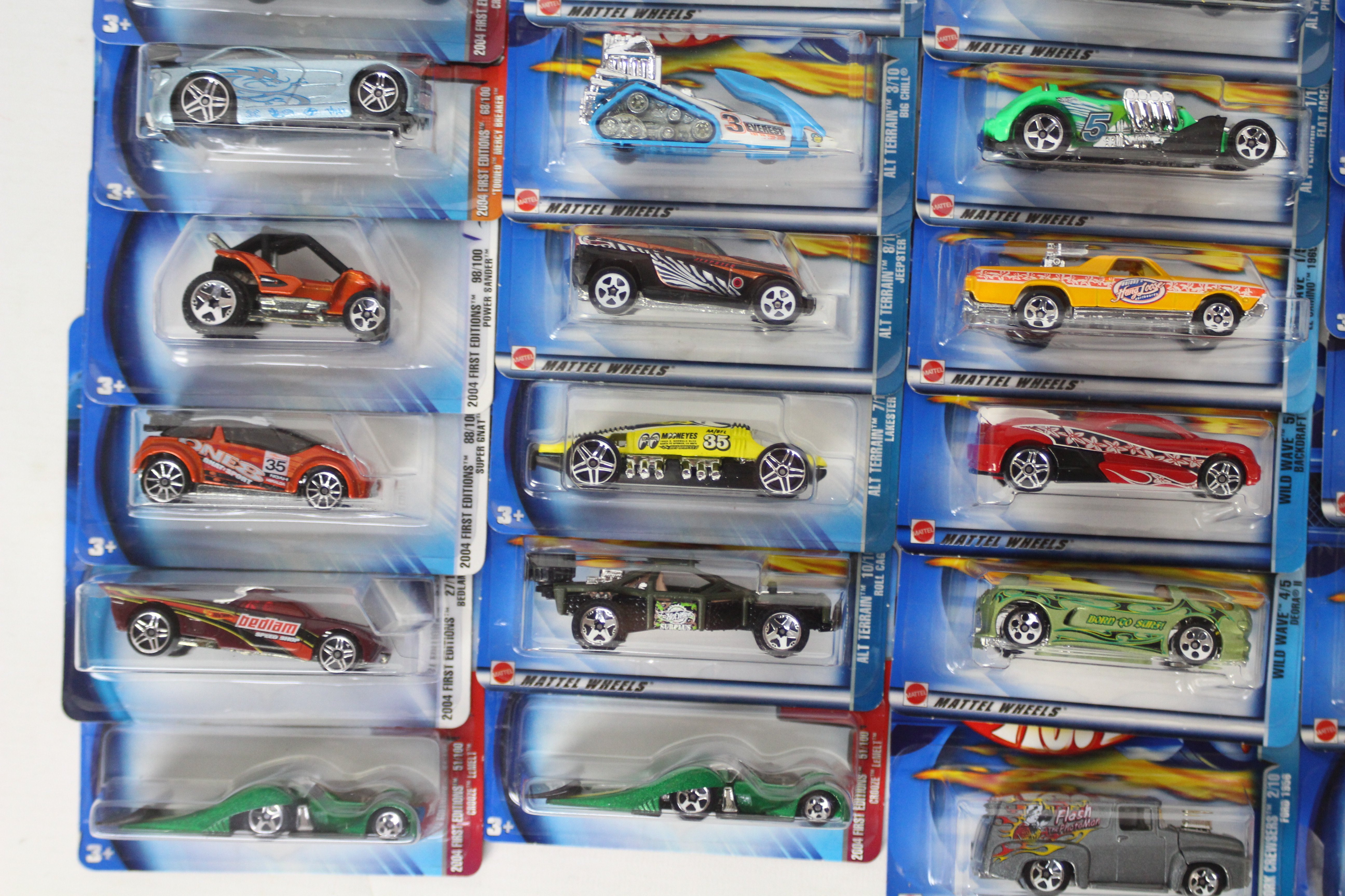 Hot Wheels - 50 x unopened carded models from the early 2000s including Crooze Batmobile # C2745, - Image 3 of 4