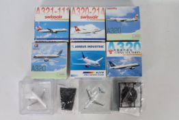 Dragon Wings - A squadron of six boxed diecast 1:400 scale model aircraft in various carrier