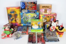 Hasbro - Mattel - Star Wars - Harry Potter - A collection of TV related toys including Rugrats