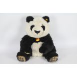 Steiff - A Steiff #064821 'Manscli' plush Panda Bear approx 36 cms in height,