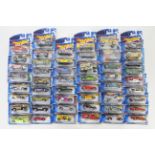 Hot Wheels - 50 x unopened carded models including 40 Ford Coupe # 52919, Chevy S10 # 50133,