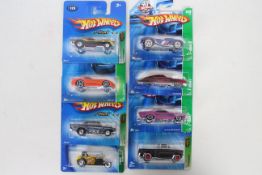 Hot Wheels - Treasure Hunt - Super Treasure Hunt - 8 x unopened carded models,