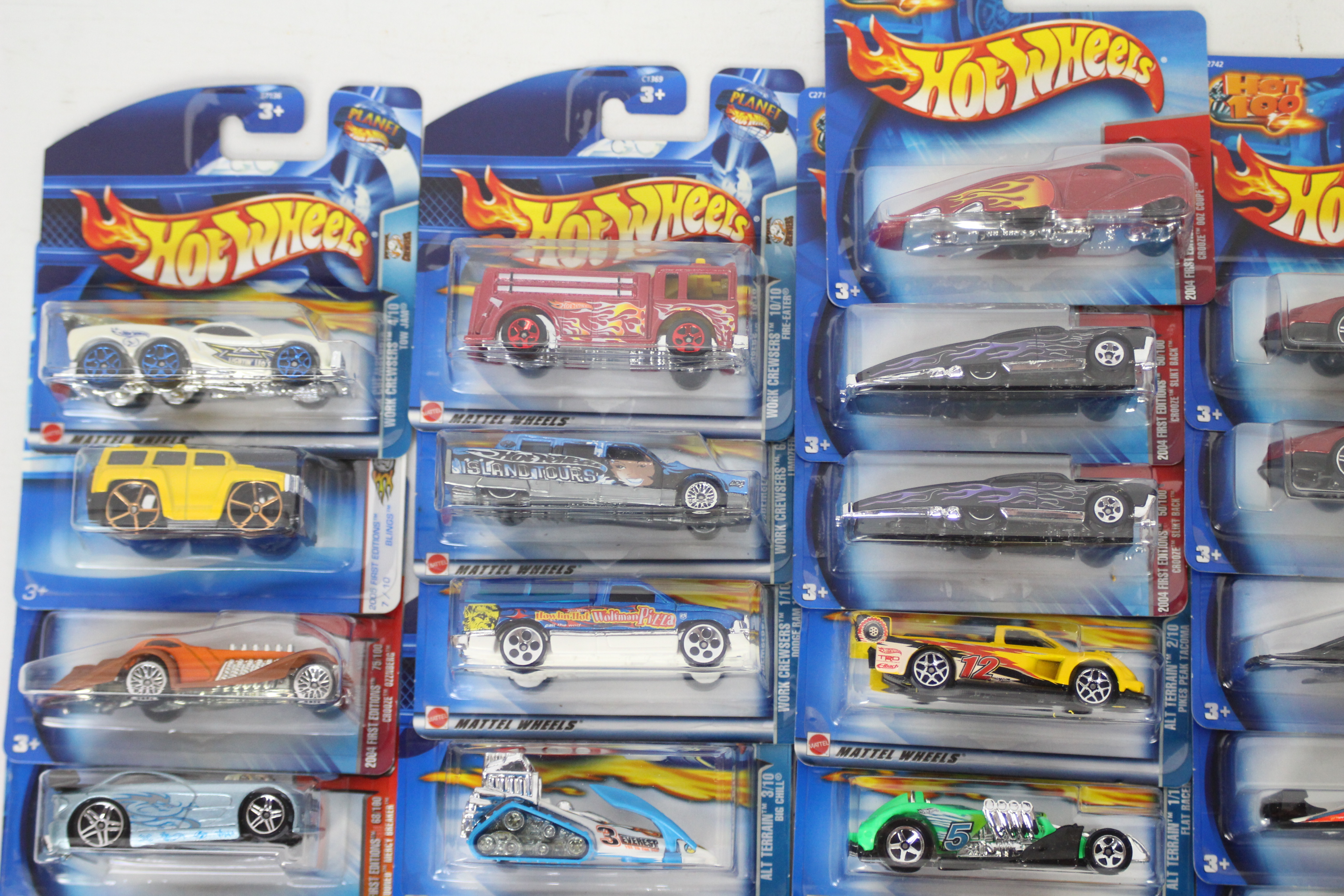 Hot Wheels - 50 x unopened carded models from the early 2000s including Crooze Batmobile # C2745, - Image 4 of 4