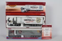 Corgi - Two boxed Limited Edition 1:50 scale diecast model trucks from Corgi from their 'Hauliers