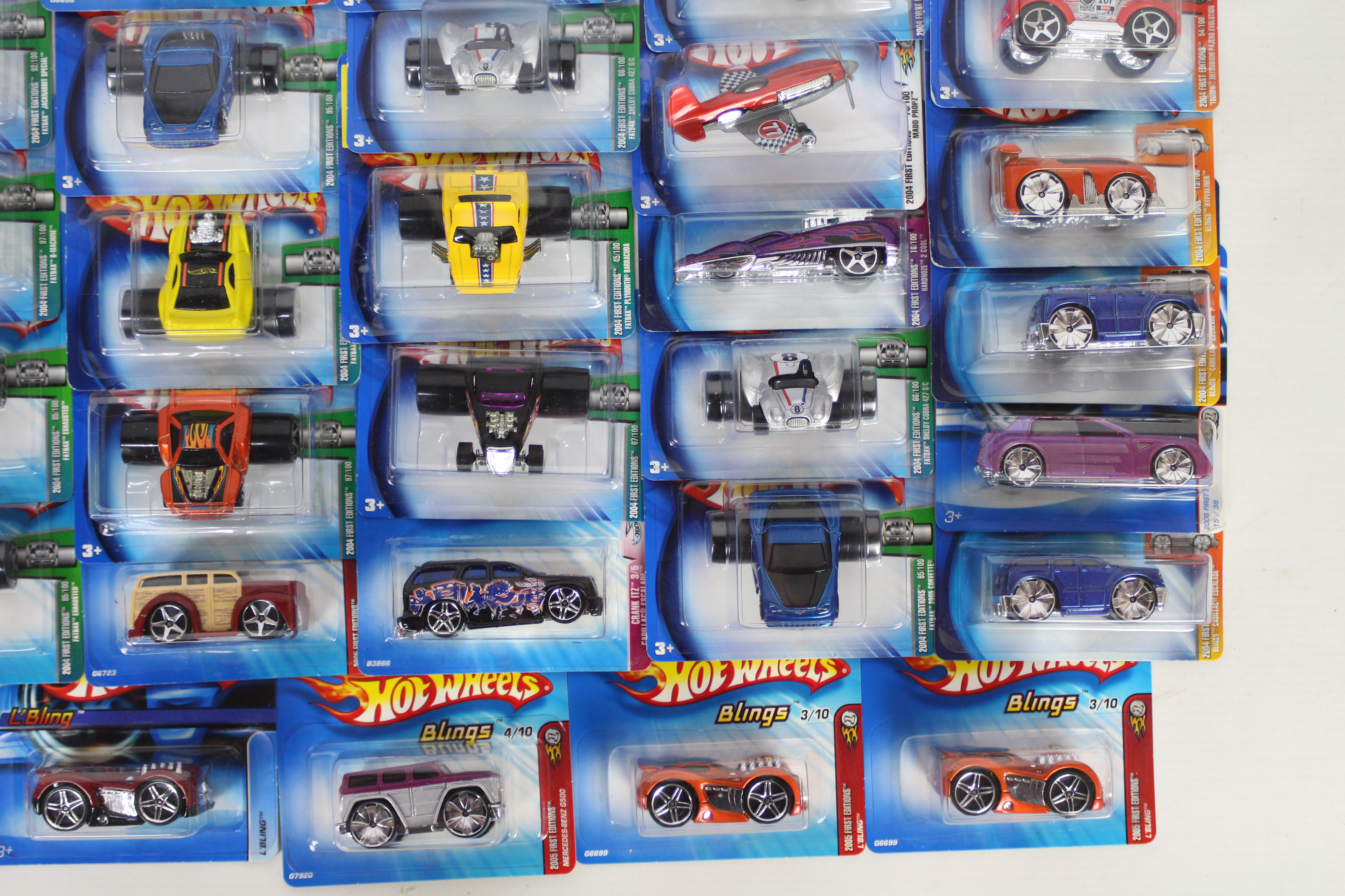 Hot Wheels - 50 x Unopened carded models from the early 2000s including Fatbak Plymouth Barracuda # - Image 2 of 5