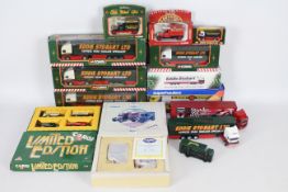 Corgi - Atlas - Eddie Stobart - 10 x boxed and 3 x loose truck models including Eddie Stobart Volvo