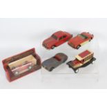 Bundle of 5 Minimodel/Brit&For/unbranded/Matchbox toy cars.