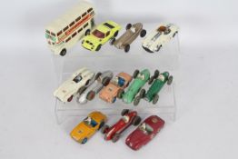 10 Play-worn Dinky Toys & 2 Corgi's, including: 235 H.W.