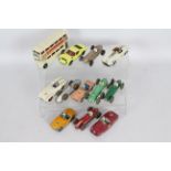 10 Play-worn Dinky Toys & 2 Corgi's, including: 235 H.W.