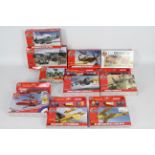 Airfix - 10 boxed Airfix plastic model kits in 1:72 scale.