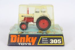 Dinky - A 1970s Dinky David Brown Tractor # 305.