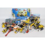 Lego - A collection of Lego vehicles including # 7639 Camper Van,