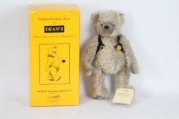 Deans - A boxed Limited Edition Dean' Rag Book teddy Bear 'Old Father Time' The grey mohair bear