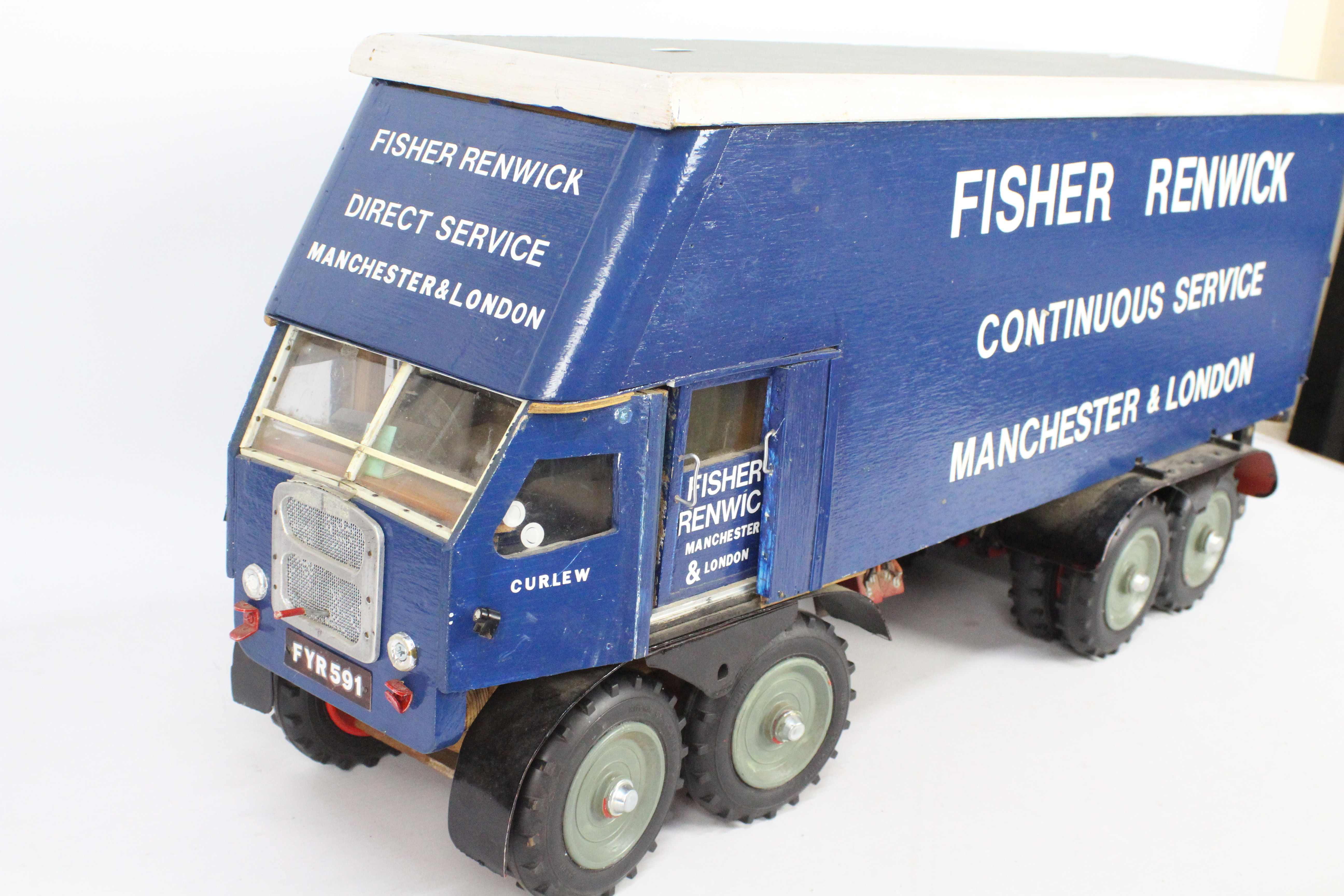 A scratch built wooden removals truck 'Fisher Renwick', measuring approx. - Image 2 of 3
