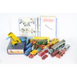 Dinky - Matchbox - Meccano - A collection of 14 x vehicles including two boxed models and a file of
