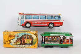 Nomura - TE - 2 x tinplate toys,