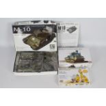 Vulcan Scale Models, AFV Club - Three boxed 1:35 scale plastic military model kits.