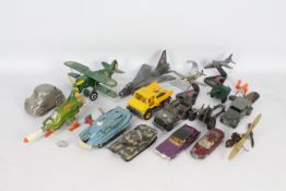 Dinky - Corgi - Britains - A collection of vehicles including UFO Interceptor # 351,