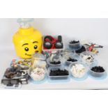 Lego - A collection of items including 14 x tubs of loose Lego pieces, some organised by colour,