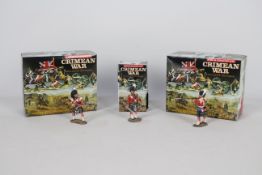 King & Country - Three 93rd Highlander figures from the King & Country 'Crimean War' series.