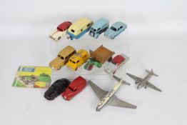 Dinky - a collection of playworn Dinky diecast model vehicles to include #480, #344, #270, #176,
