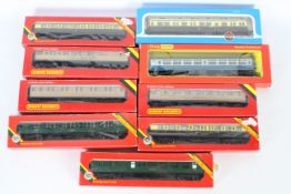 Tri-ang - Hornby - Airfix - 9 x boxed 00 gauge coaches including Southern Rail Brake Third # R934,