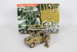 King & Country - A boxed King & Country 'Fighting Vehicles' WSS102 WWII German Forces 'Normandy