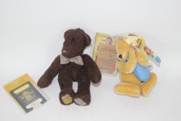 Merrythought - Two vintage Merrythought bears.