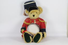 Hermann Bears - A large mohair drummer bear with glass eyes. The bear is a #94 limited edition.