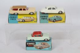 Corgi - 3 Corgi Toys Cars. #207 Standard Vanguard III Saloon 1958. Boxed.
