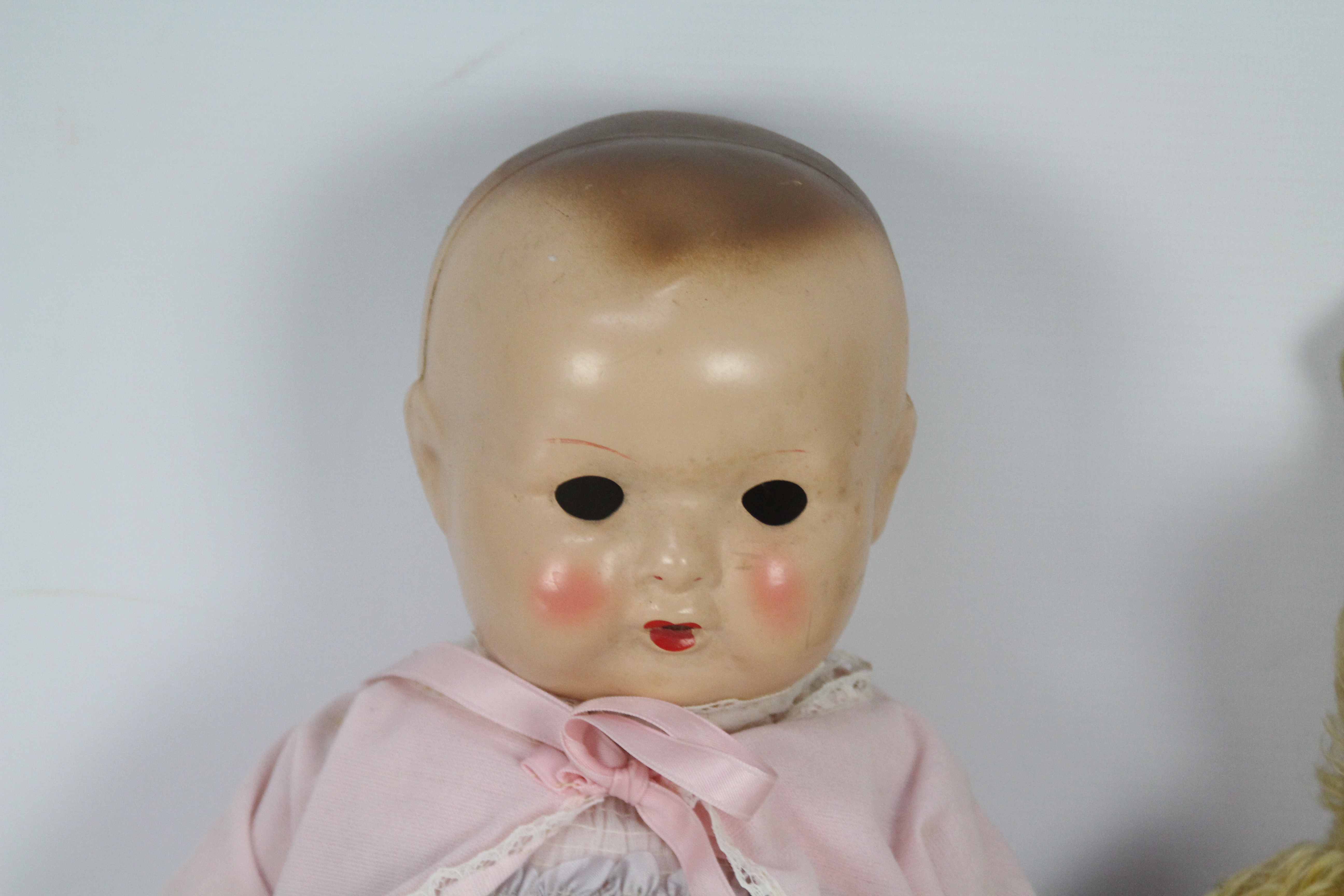 Unknown Maker - A doll and a vintage teddy. - Image 4 of 6