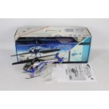 A boxed E-flite Blade CX3 MD 520N BINDnFLY remote control helicopter H 18 cm L 41.5 cm.