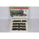 Hornby - A boxed Yorkshire Pullman 4-6-2 00 gauge steam loco and coach set with light storage wear,