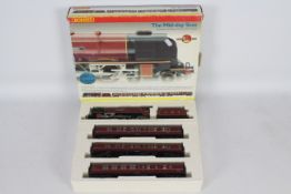 Hornby - a boxed 00 gauge 4-6-2 steam loco set, the Mid Day Scot, with light storage wear.