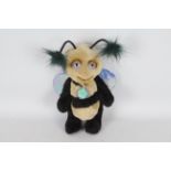 Devine Bears - A handmade 'Beeny' soft toy bee. Soft toy is made from faux fur and has glass eyes.