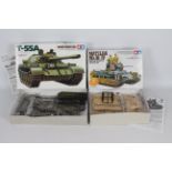 Tamiya - Two boxed 1:35 scale plastic model tank kits from Tamiya.
