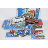 Lego - 6 x Lego City vehicles, Police Truck # 60044, Fire Truck # 6003, Airport Fire Truck # 60061,