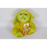 Bearalicious Bears OOAK - A green-coloured 'Puff the Magic Dragon' soft toy.