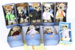 9 Compare the Meerkat toys - Including: Yakov, Maiya, Vassily, Alexander, Sergie, Agent Maiya,