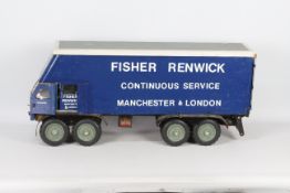 A scratch built wooden removals truck 'Fisher Renwick', measuring approx.