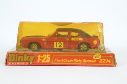 Dinky - A rare large scale 1:25 scale Ford Capri Rally Special.