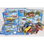 Lego - A collection of Lego vehicles including # 7641 City Bus, # 60017, Recovery Truck, # £661,