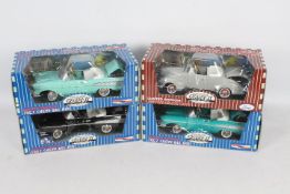 Gearbox Collectibles - 4 x boxed diecast pedal car money bank models,