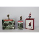 King & Country, Britains - Three boxed soldier figures.