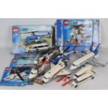 Lego - A collection of 5 x Lego aircraft including # 60013 Coast Guard Rescue set,