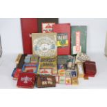 Waddingtons - House Martin - A collection of 11 x vintage board games, 7 x decks of playing cards,